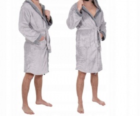 MEN'S FLUFFY BATHROBE ML/XL/XXL