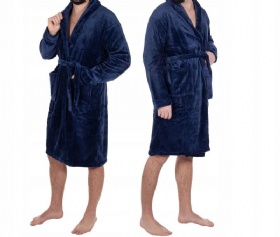 MEN'S FLUFFY BATHROBE ML/XL/XXL