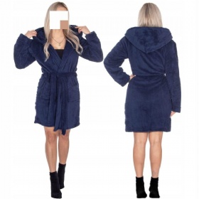 WOMENS FLUFFY BATHROBE S/M  L/XL