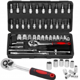 SOCKET WRENCH SET 46 PCS.-1set/opp-24set/ctn48x27.5x26cm